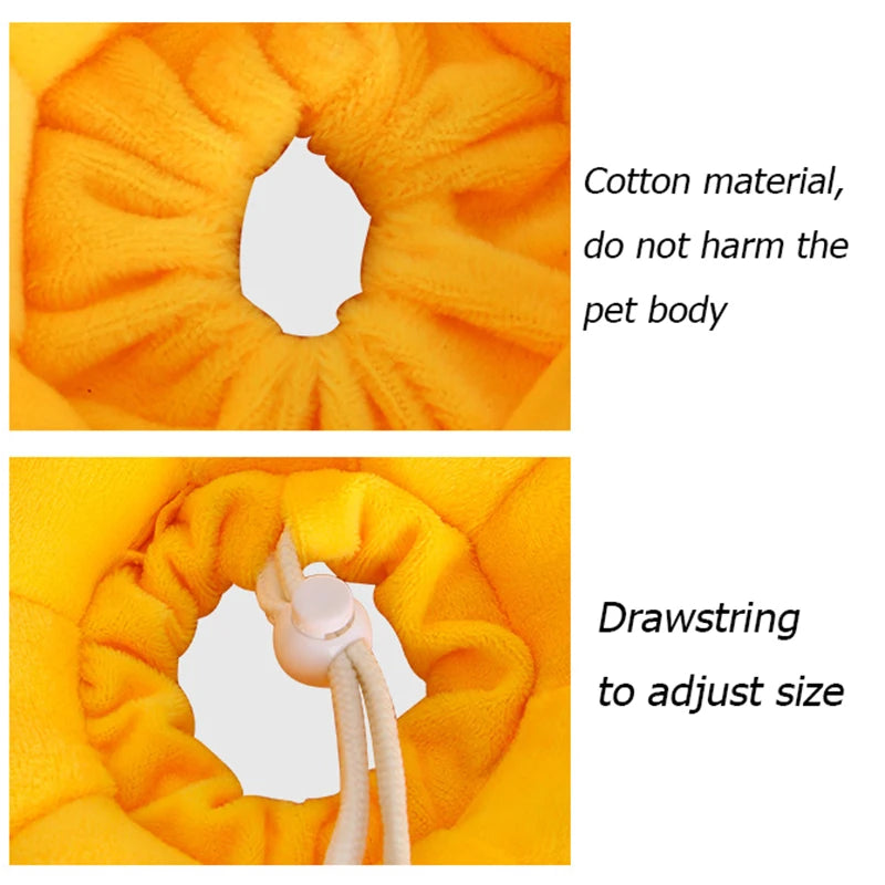 Pet Collar Anti-Bite Surgery Anti-Lick Wound Healing Protection Sunflower Shaped Cat Recovery Collar Elizabethan Collar Cats