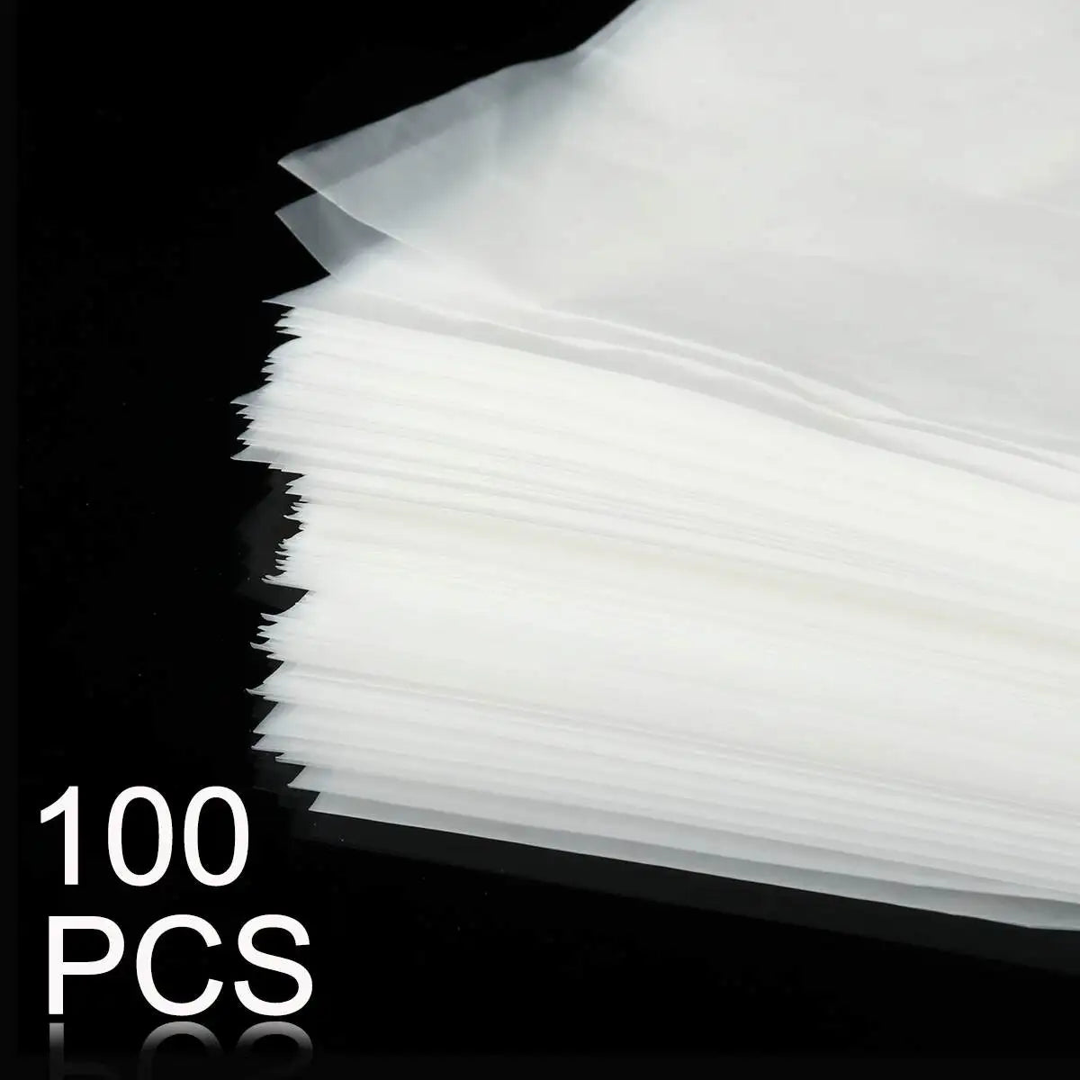 100pcs PE Vinyl Record 12'' LP LD Record Plastic Bags Anti-static Record Sleeves Outer Inner Plastic Clear Cover Container