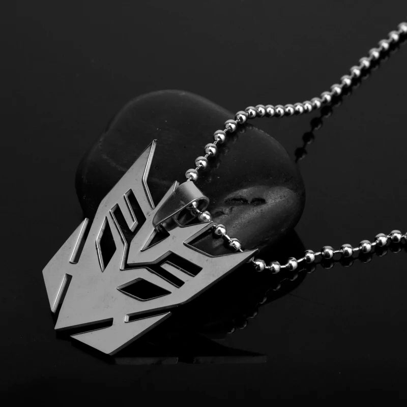 MQCHUN Hot Movie Jewelry Transformation Stainless Steel Pendant Necklace