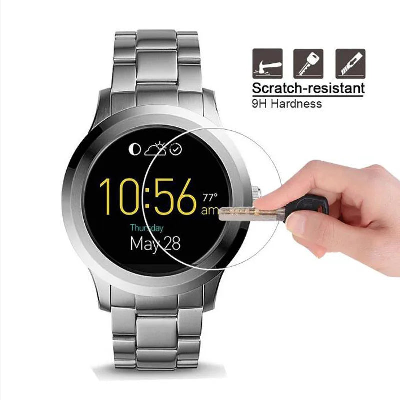 Glass Screen Protector Cover For Fossil Gen 3/4/5/5E/LTE/6 42mm 44mm Q Venture/Explorist/Sloan/Carlyle/Julianna/Garrett HR Watch