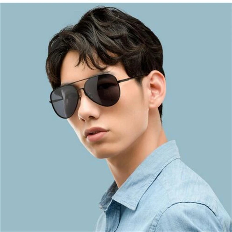 2022 Xiaomi Mijia Classic Square Sunglasses PRO Nylon Polarized / Pilot Sunglass for Outdoor Travel Man Woman Anti-UV Screwless