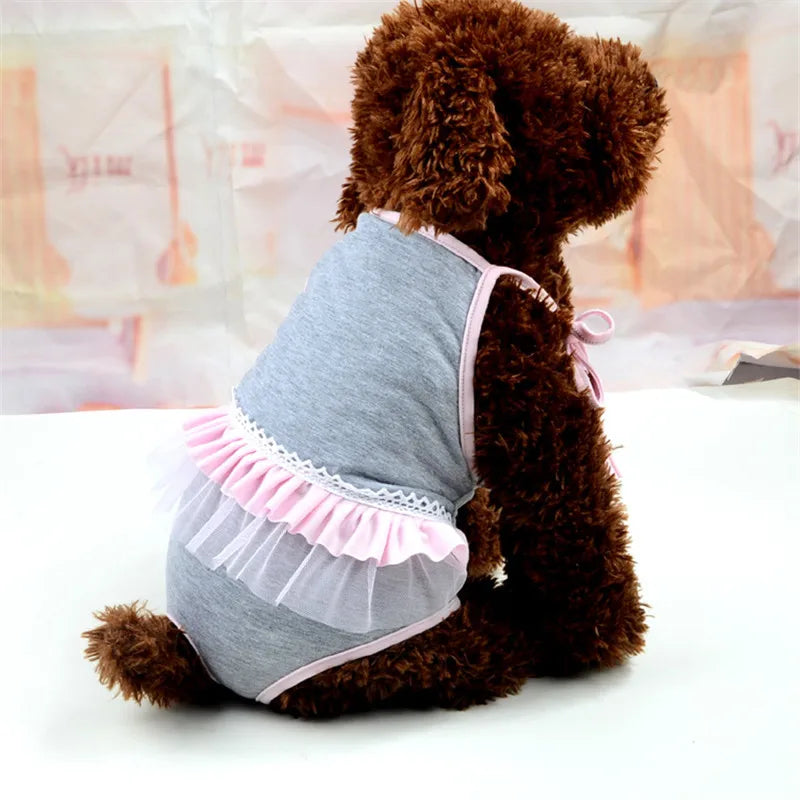 Dog Physiological Pants Dog Shorts S-XL Pet Puppy Dog Cat Washable Female Diaper Sanitary Jumpsuit Underwear Brief Puppy Product