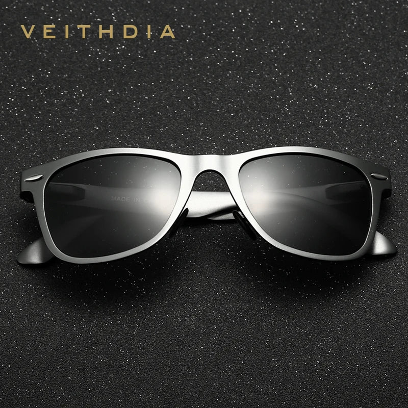 VEITHDIA Sunglasses Aluminum Magnesium Fashion Men's UV400 Mirror Sun Glasses Goggle Eyewear Female Male Accessories For Women