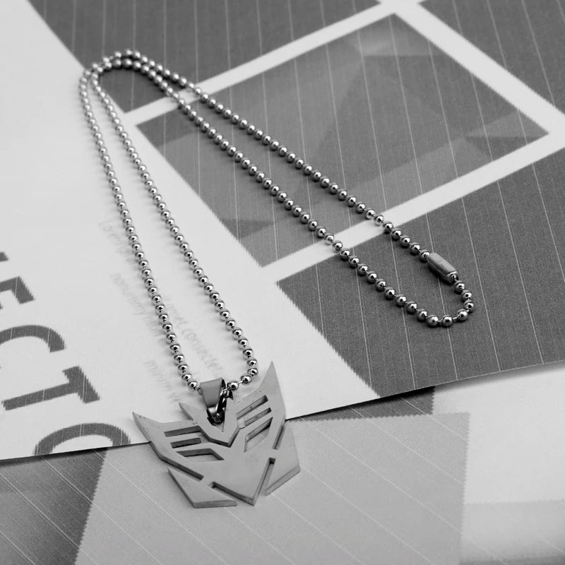 MQCHUN Hot Movie Jewelry Transformation Stainless Steel Pendant Necklace