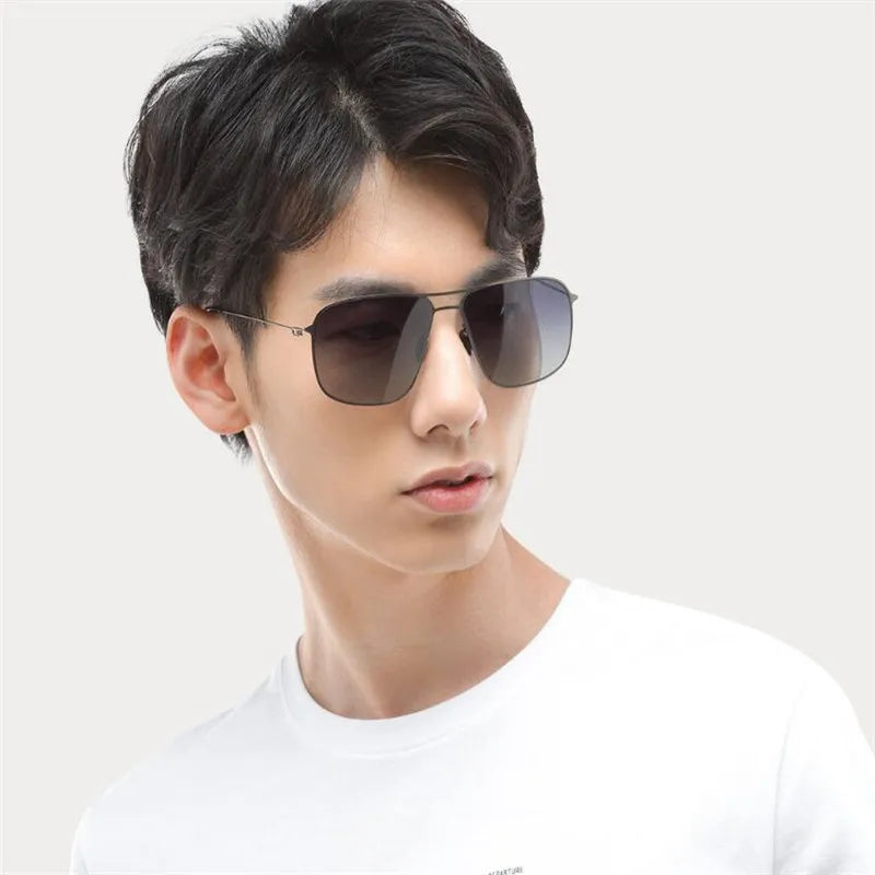 2022 Xiaomi Mijia Classic Square Sunglasses PRO Nylon Polarized / Pilot Sunglass for Outdoor Travel Man Woman Anti-UV Screwless