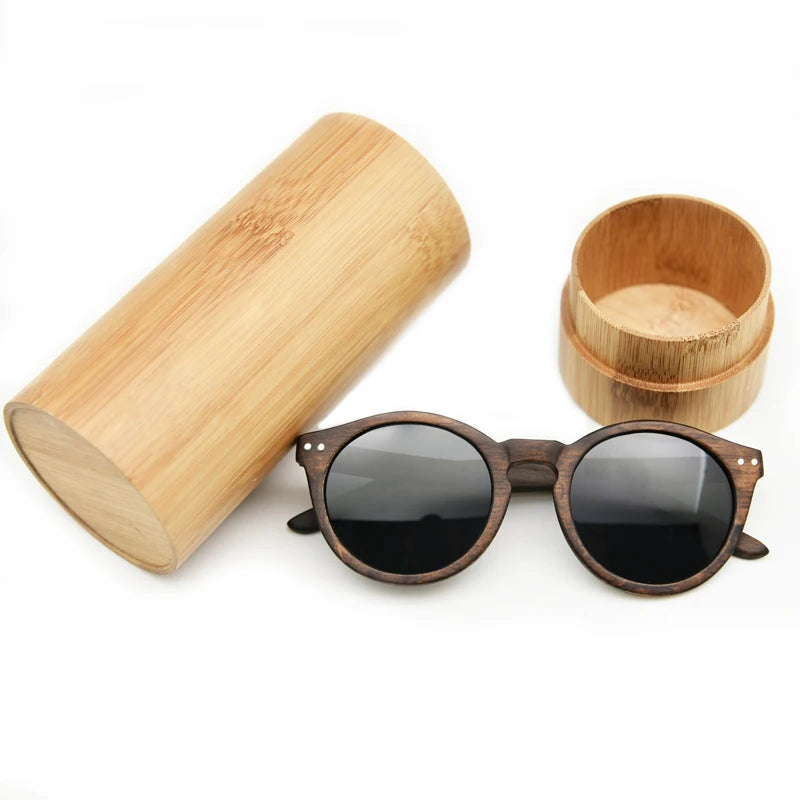 Hot Selling Summer Unisex Cateye Vintage Round Wood Sunglasses Women Polarized Lens Wooden Sun Glasses For Free Shipping