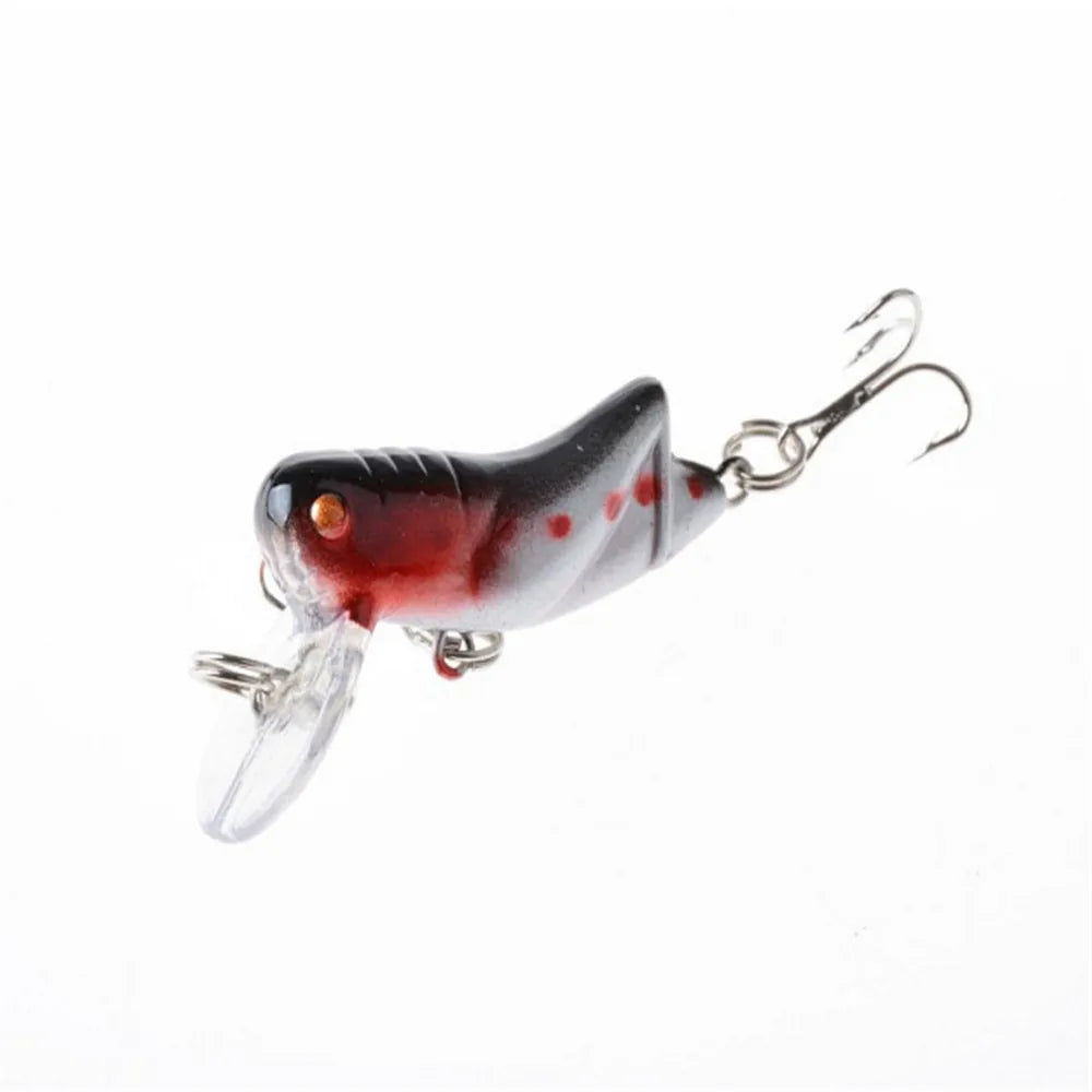 1Pcs 4.1g/4.5cm Flying Jig Wobbler Fishing Lure Grasshopper Chub Beetle Dry Flies Realistic Insect Bait For Pike Bass Trout Lure