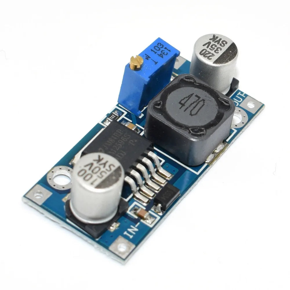 LM2596 Power Converter Step Down Module DC-DC 1.5V-35V Adjustable Power Supply 3.3V/5V/12V/24V