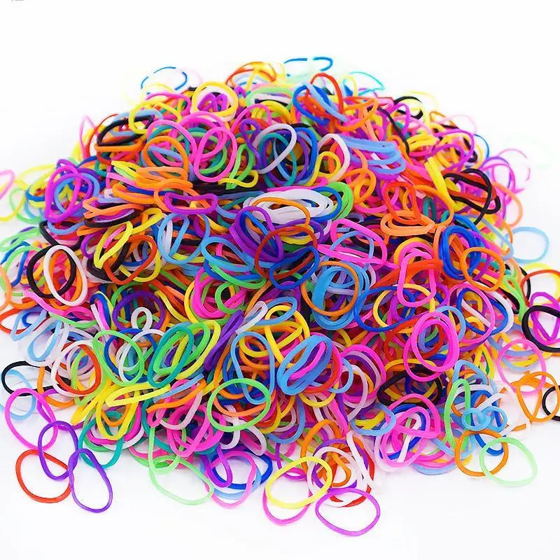 300pcs Hot Diy Toys Rubber Bands Bracelet For Kids Or Hair Rubber Loom Bands Refill Rubber Band Make Woven Bracelet DIY Gift