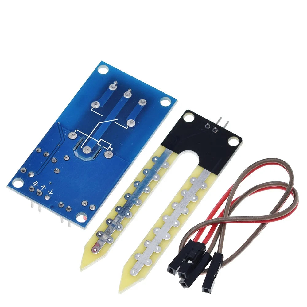 TZT DC 5V 12V soil moisture sensor relay control module Automatic watering of the humidity starting switch