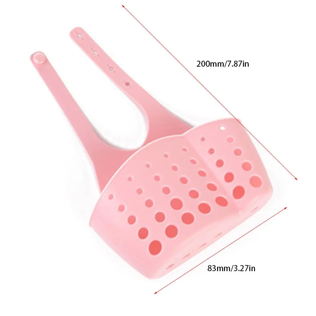 1pcs Kitchen Hanging Sink Drain Basket Rack Sponge Soap Strainer Bathroom Storage Container Faucet Organizer Home Kitchen Tool