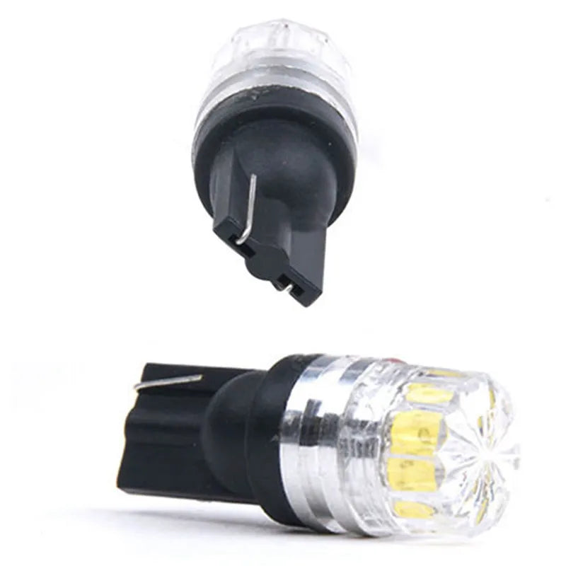 New 2Pcs Car Light W5W T10 LED Tail Side Bulb Marker Lamp WY5WCanbus Auto Styling Wedge Parking Dome Light DC 12V Car Led Light