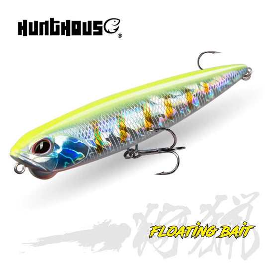 Hunthouse REALIS Pencil 65 Floating Stickbait Fishing Lure 65/100mm 5.5/14.5g WTD Action With Sound Pesca Artificial 2020 Tackle