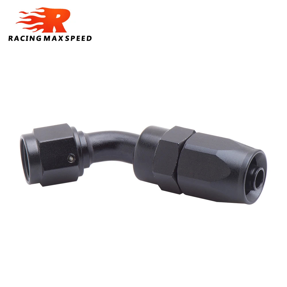 AN6/AN8/AN10 Straight 0°/45°/90°/120°/180° Degree Aluminum Swivel Hose End Fitting Adapter Oil Fuel Line NPT PLUG Wholesale