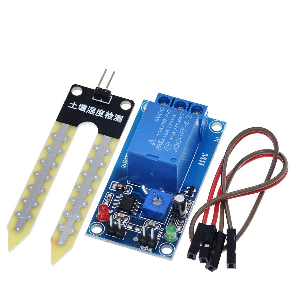 TZT DC 5V 12V soil moisture sensor relay control module Automatic watering of the humidity starting switch