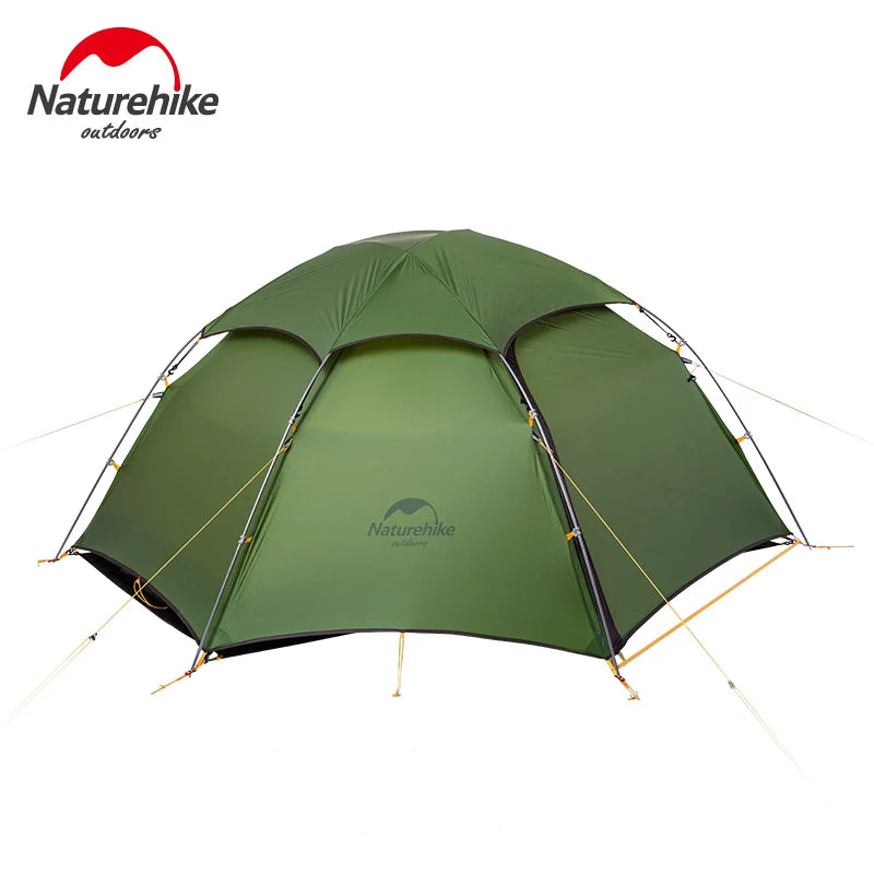 Naturehike Cloud Peak 2 Camping Tent 2-Person 20D Waterproof Ultralight Outdoor Travel Double Layer Tent 4-Season Use