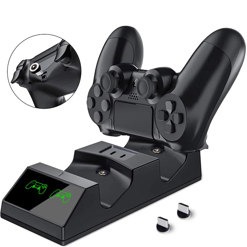 PS4 Slim Pro Wireless Controller Fast Charging Dock Station for Sony Playstation 4 Joystick Charger