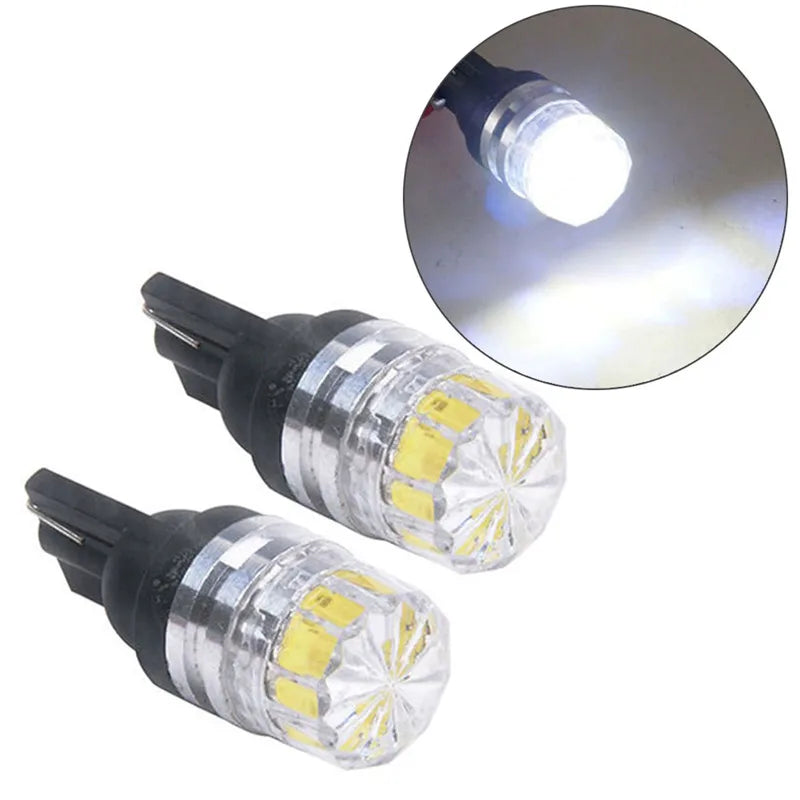 New 2Pcs Car Light W5W T10 LED Tail Side Bulb Marker Lamp WY5WCanbus Auto Styling Wedge Parking Dome Light DC 12V Car Led Light