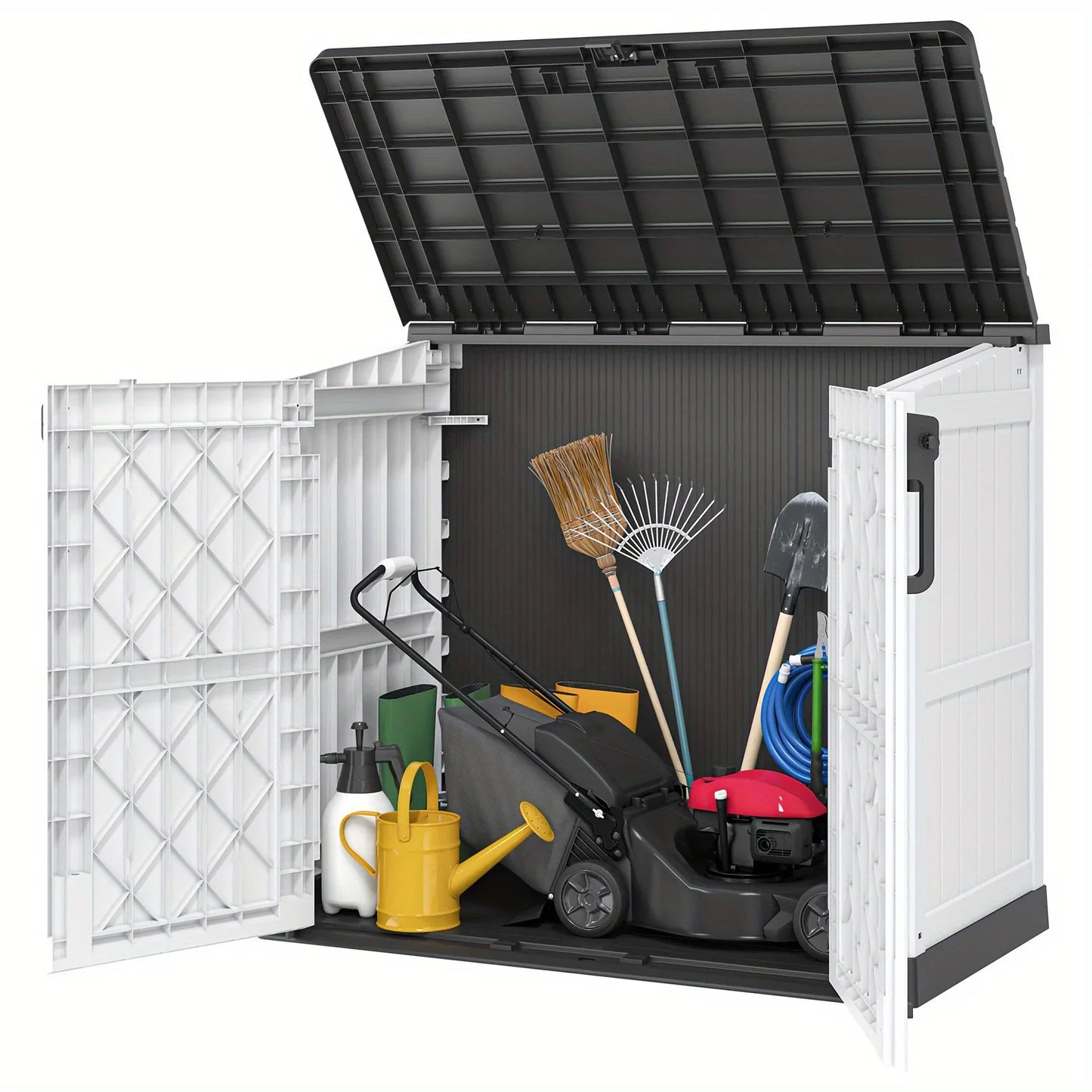 Outdoor Horizontal Storage Room Installation-free for Cars 35 Cubic Feet