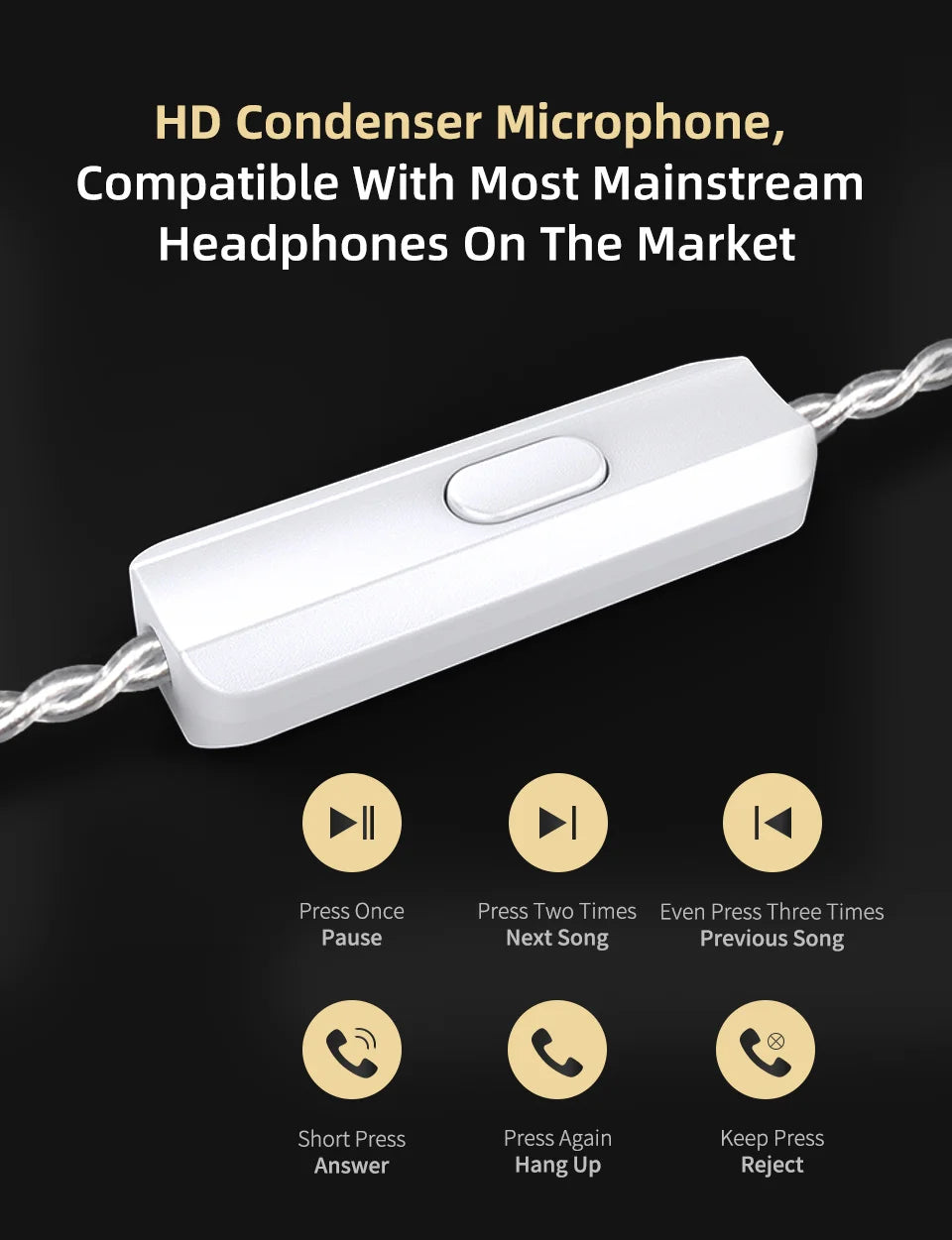 KZ ZSN Pro X Metal Wired Headset Hybrid Technology 1BA+1DD Ear Hook Monitor Headphones With Microphone Sport Earbuds Earphone