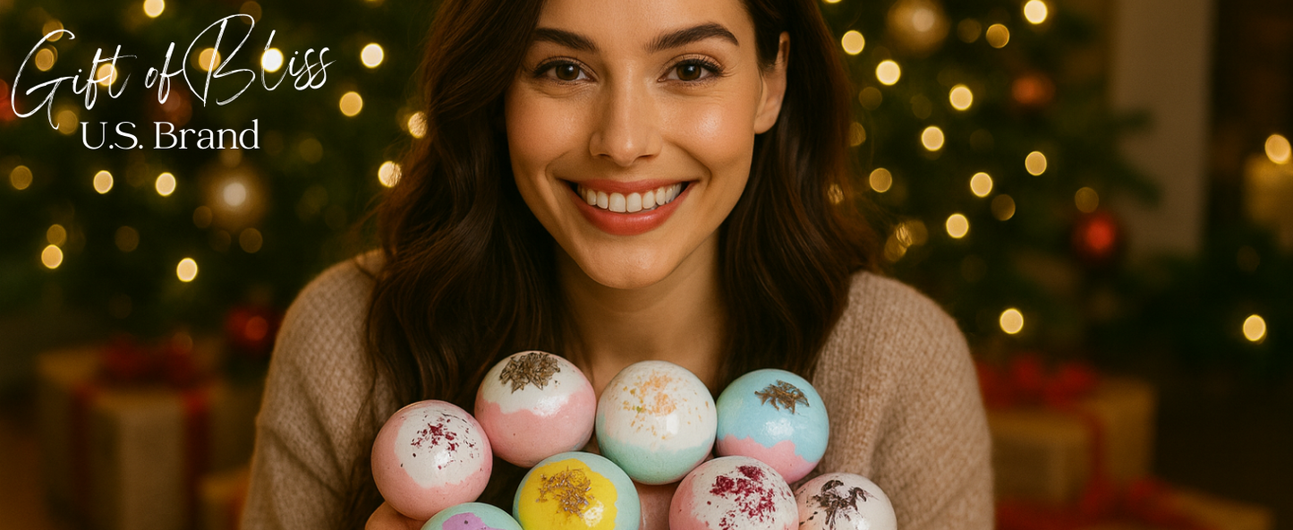 EvolutionUSA 12pc Inspire Bath Bombs for Women, 12 Gorgerous Flower Bath Bombs Topped with Dried Flowers, Luxurious Mother's Day Gift Set, Brithday Gift, Easter Gift or for Creating Lush Self Care Moment