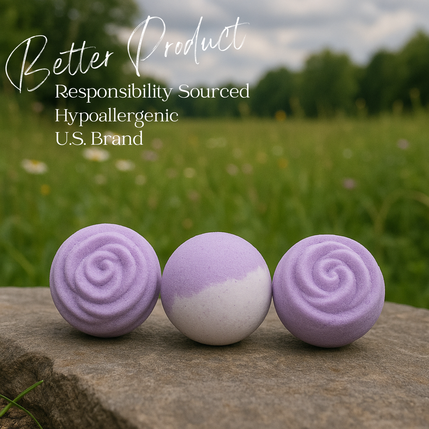 EvolutionUSA Lavender Dreams Bath Bombs for Women, 12 Sparkly Flower Shaped Lavender Bath Bombs, Lush Gift for Mother's Day, Easter, Birthday or Self Care, Aromatherapy Bathbombs, Organic Bath Balls