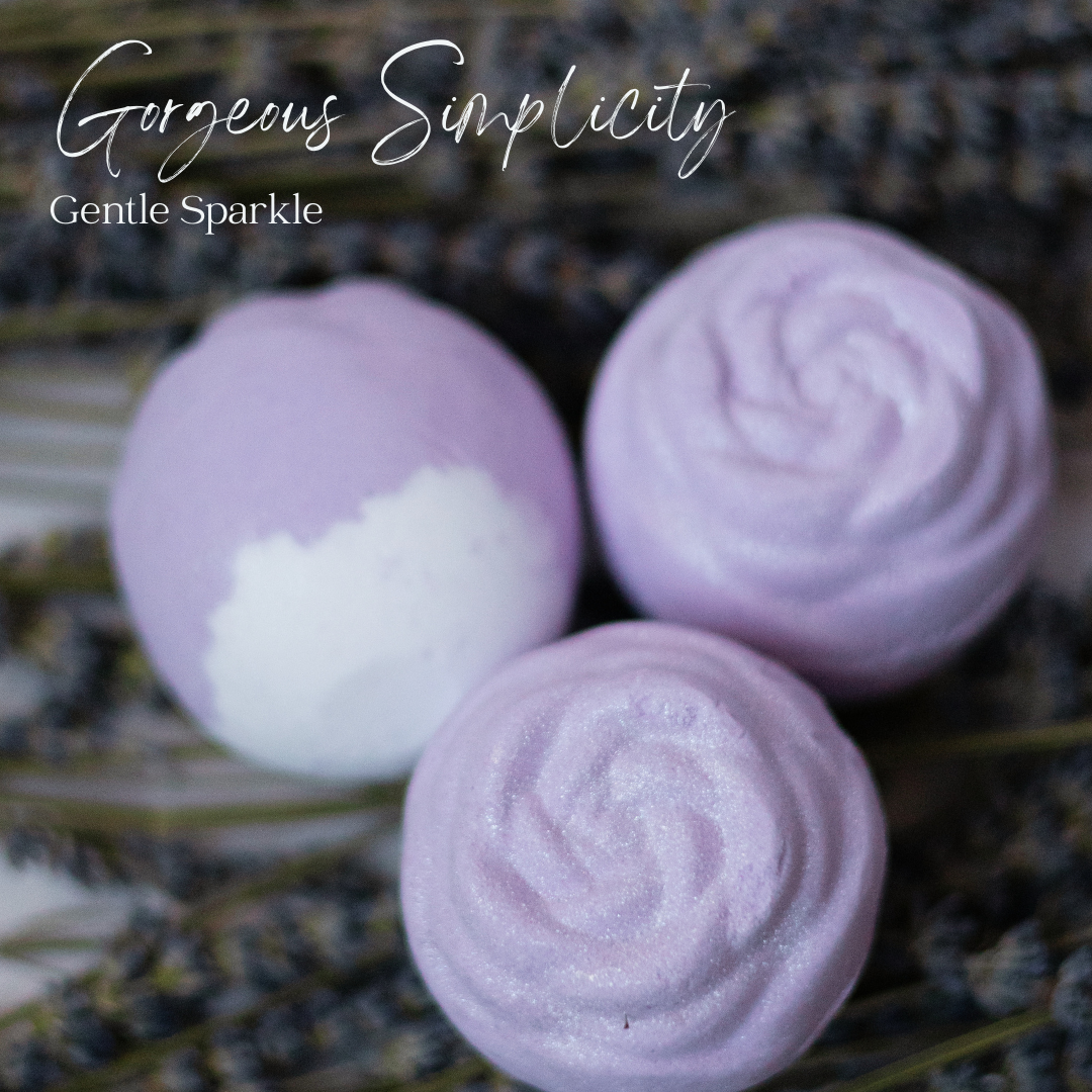 EvolutionUSA Lavender Dreams Bath Bombs for Women, 12 Sparkly Flower Shaped Lavender Bath Bombs, Lush Gift for Mother's Day, Easter, Birthday or Self Care, Aromatherapy Bathbombs, Organic Bath Balls