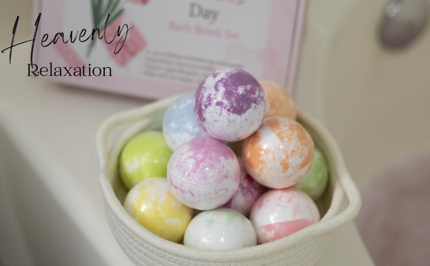 EvolutionUSA 12pc Mother's Day Bath Bombs for Women, 12 Beautiful Bath Bombs for Mom, Thoughtful Mother's Gift of Luxury & Relaxation, Gorgeous Bath Balls Set, Lush Bath Bombs, Gift Set Women