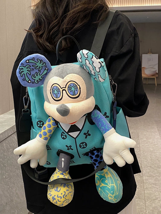 Backpack Doll Female Canvas Multi-Purpose Student Cartoon