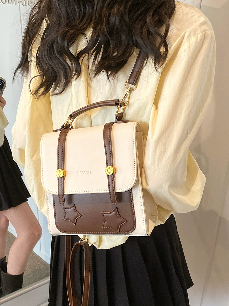 Fancy Satchel Student Fashion Backpack