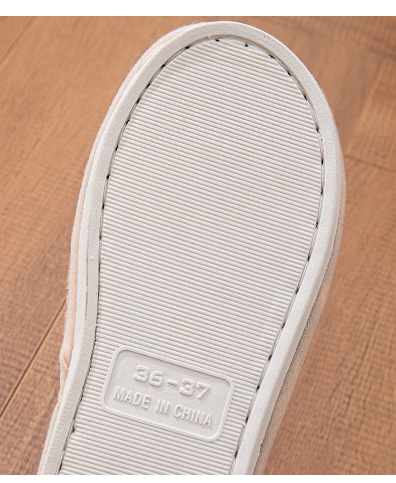 Mao Mao Open-mouth Cross-border Foreign Trade Open-toe Women's Slippers Autumn and Winter Four Seasons Open-mouth Slippers Imitation Rabbit Fur