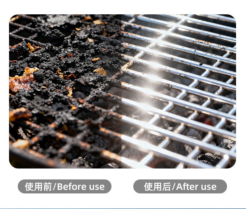 Cross-Border New Model Foldable Second-Generation Electric Barbecue Brush Heavy Grease Cleaning Tool Barbecue Grill Cleaning Tool