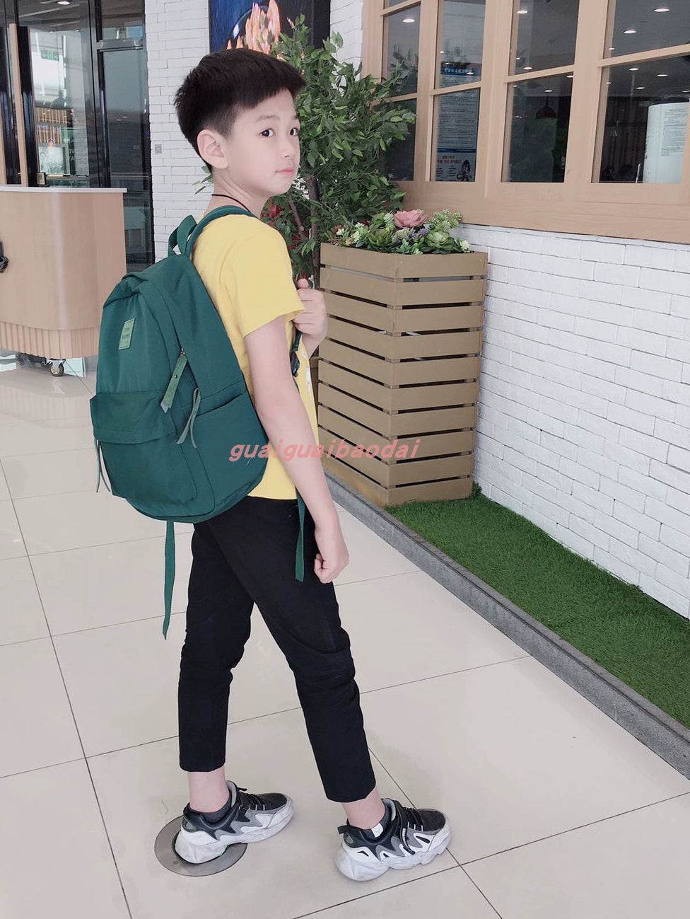 Simple Primary School Student Schoolbag Lightweight Burden Alleviation Men's and Women's Travel Kids 2-6 Grade Tutorial Class Backpack Make-up Class 5