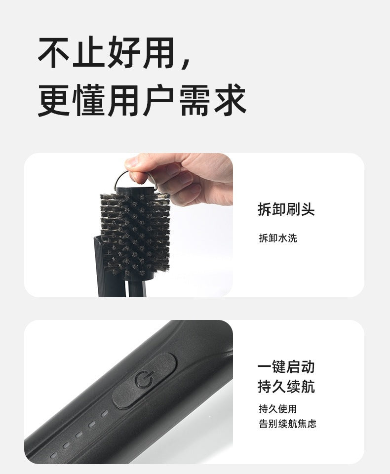 Cross-Border New Model Foldable Second-Generation Electric Barbecue Brush Heavy Grease Cleaning Tool Barbecue Grill Cleaning Tool