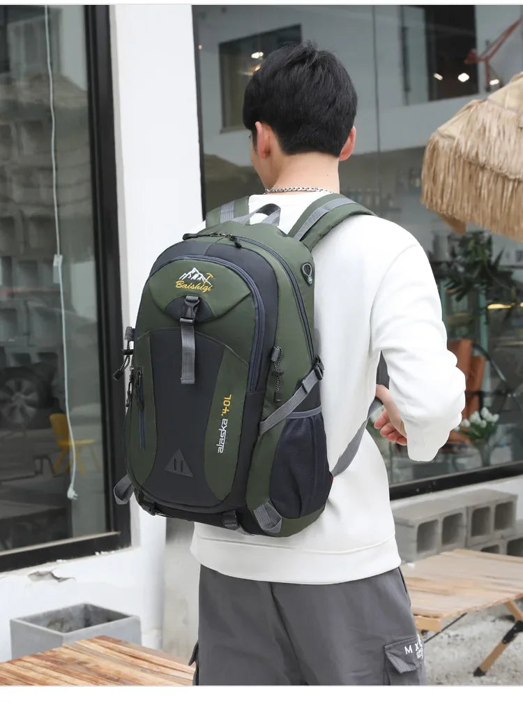 Men's and Women's Travel Backpacks, New Lightweight Outdoor Hiking Bags, Large-Capacity Travel Bags, Camping Storage Backpacks