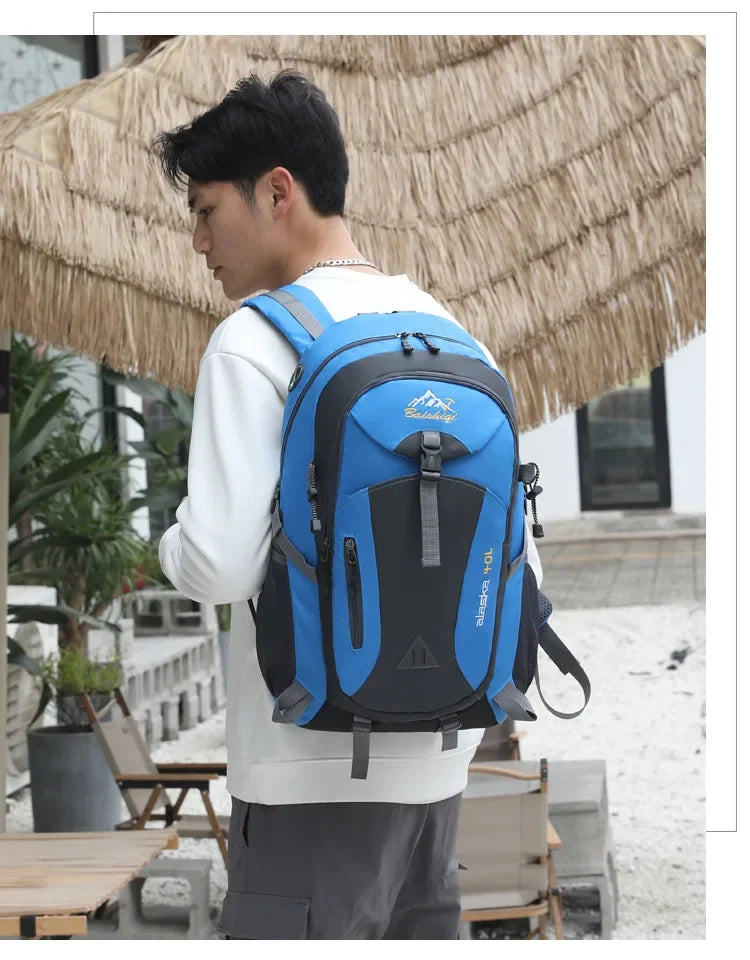 Men's and Women's Travel Backpacks, New Lightweight Outdoor Hiking Bags, Large-Capacity Travel Bags, Camping Storage Backpacks