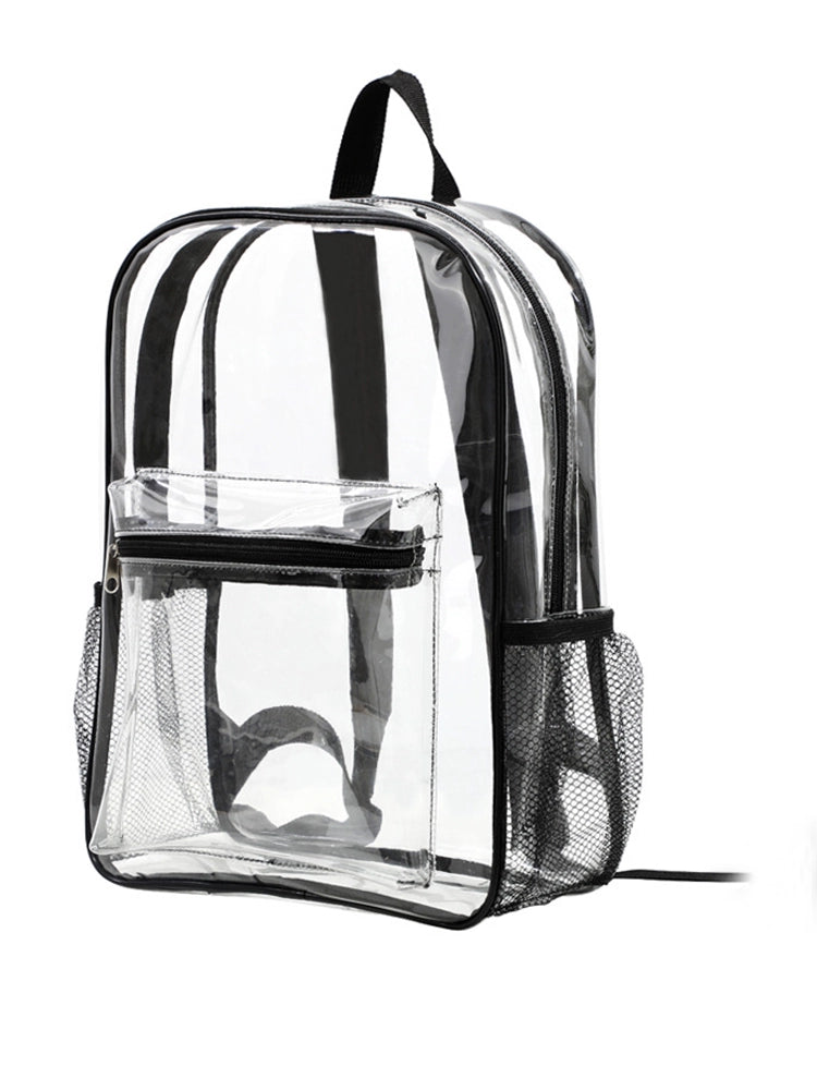 Transparent Women's Fashion Trendy PVC Waterproof Backpack