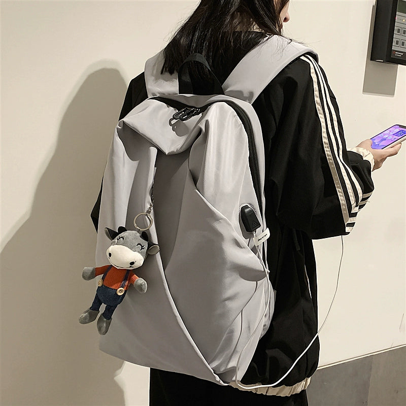 K-style Simple Fashion Trend Female High School Student Backpack