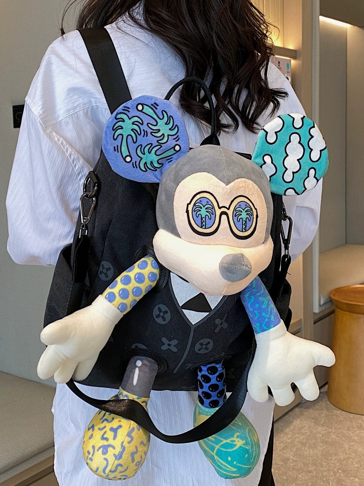 Backpack Doll Female Canvas Multi-Purpose Student Cartoon