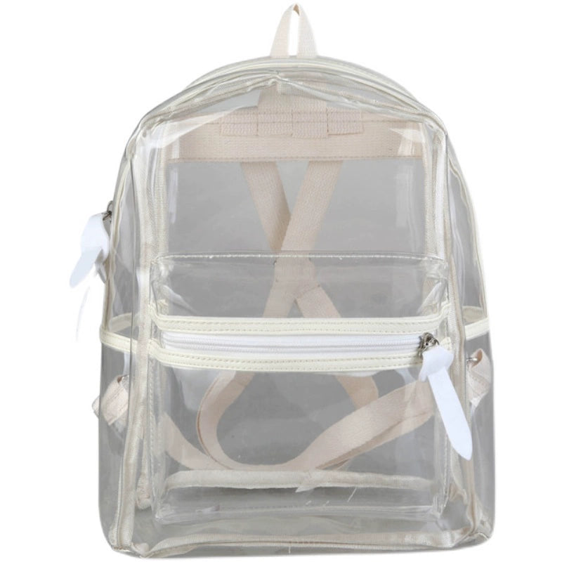 Fashion Trendy Women's Outdoor Waterproof Transparent Backpack