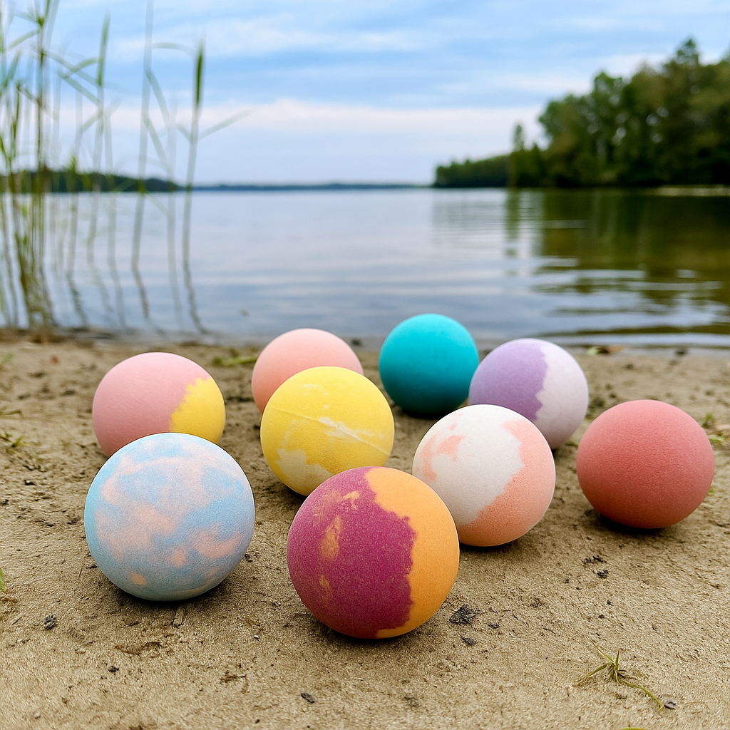EvolutionUSA Refresh Bath Bombs for Women, 24 Lush Bath Bombs Mini Sized, Luxurious Womens Gift for Mother's Day, Easter, Birthday or Self Care, Luxurious & Relaxing Bathbombs, Womens Bath Balls