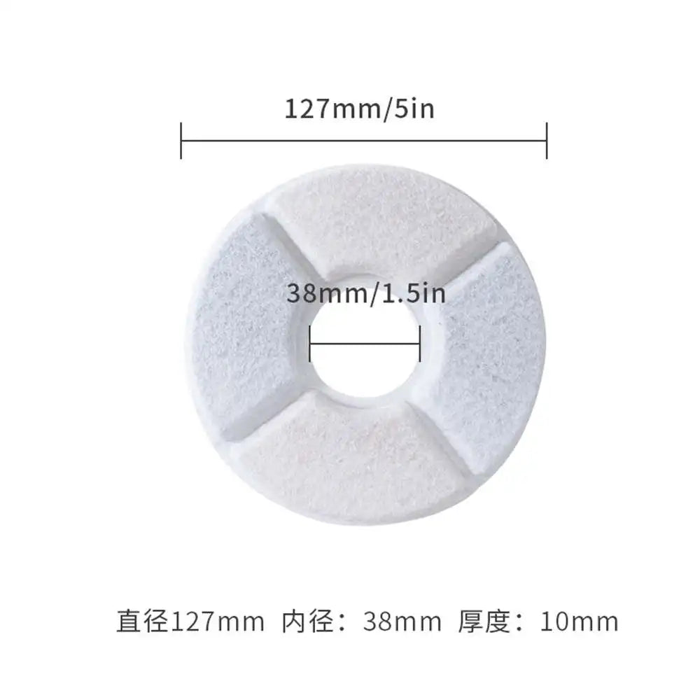 Replace the filter drinking fountain activated carbon 1/4/6/8/12pcs drinking fountain for cats fountain for cats filter element