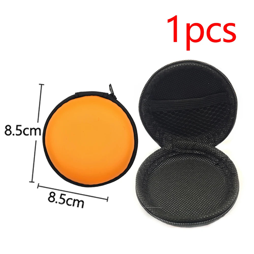 Earphone Data Storage Bag Oval Square Rectangle Cable Organizer Bags Mini Zipper Pouch Tech Gadgets Portable Charger U Disk Case