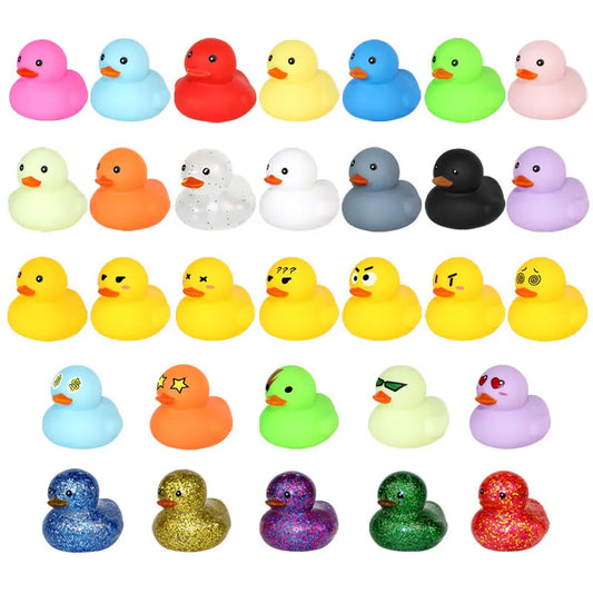 Car Decorative Ornaments, Duck, Little Yellow Duck, Bathing, Pinching and Squawking Little Duck, Children's Water Toy