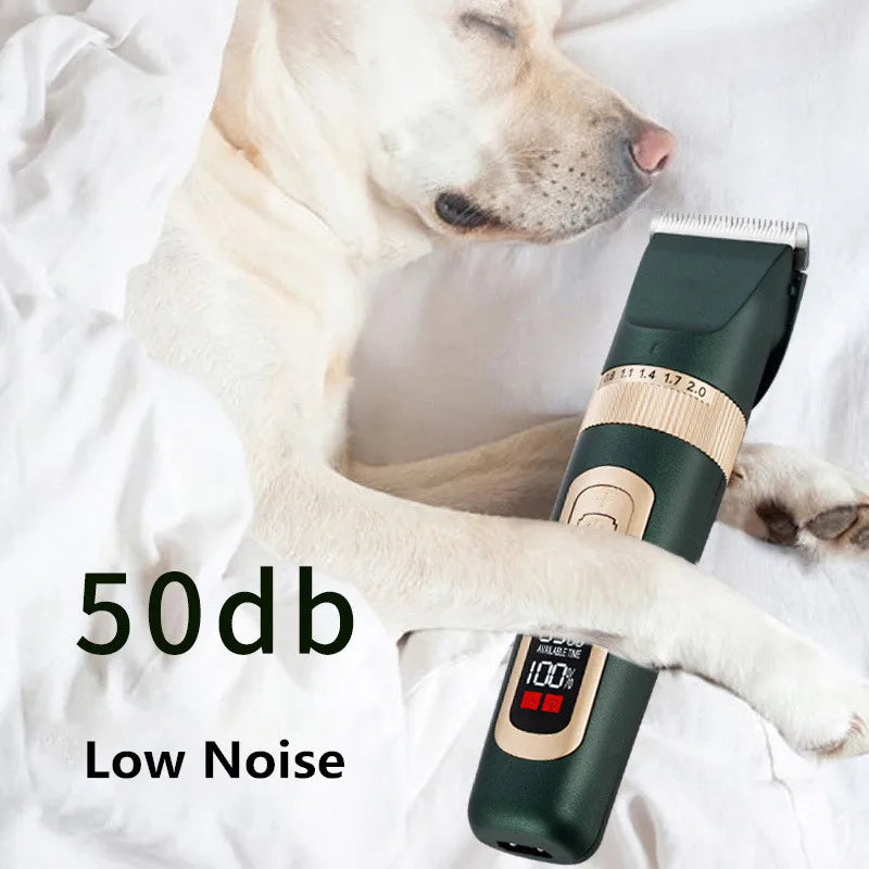 4 Speed Pet Clipper Rechargeable  Grooming and Care Power Display Dogs Cat Hair Cutting Machine Professional Dog Hair Trimmer