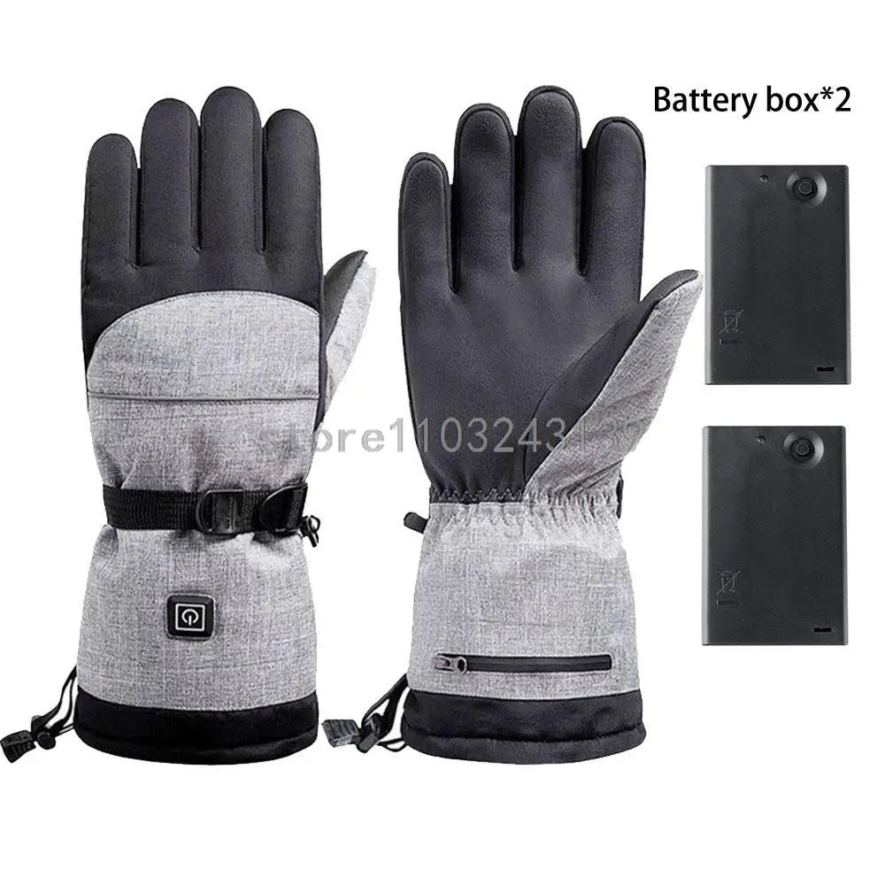 3M Heated Gloves Hand Warmer Electric Thermal Gloves Waterproof Snowboard Cycling Motorcycle Bicycle Ski Outdoor Winter Gloves