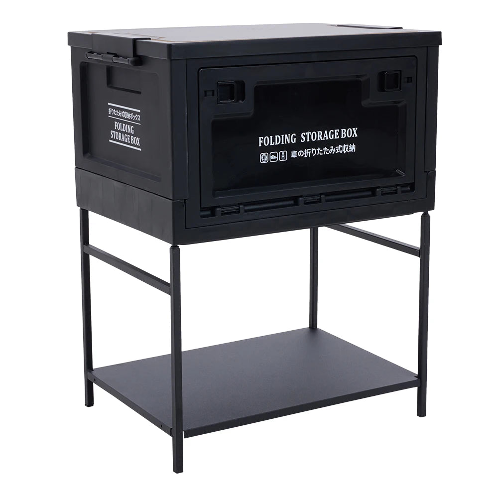 Portable outdoor foldable camping storage box Large capacity multifunctional home outdoor storage box camping table