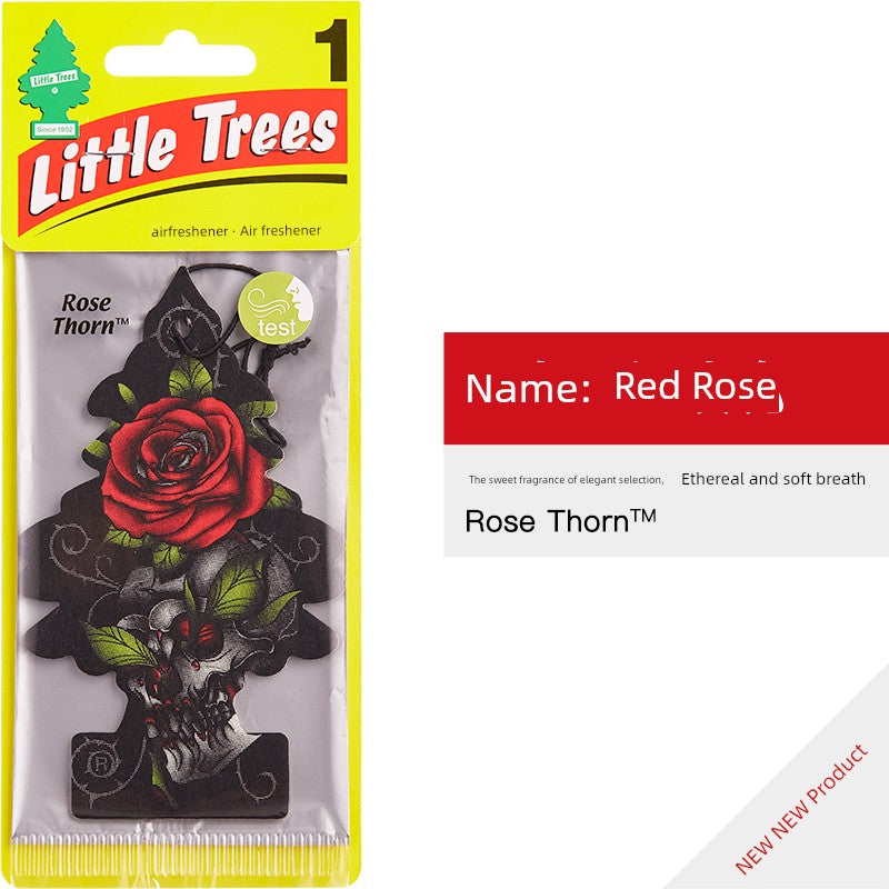 American Small Tree Jasmine Scented Green Tea Car Aromatherapy High-End Car Essential Oil Perfume Pendant Interior Decoration Supplies Car Interior Lasting Suit