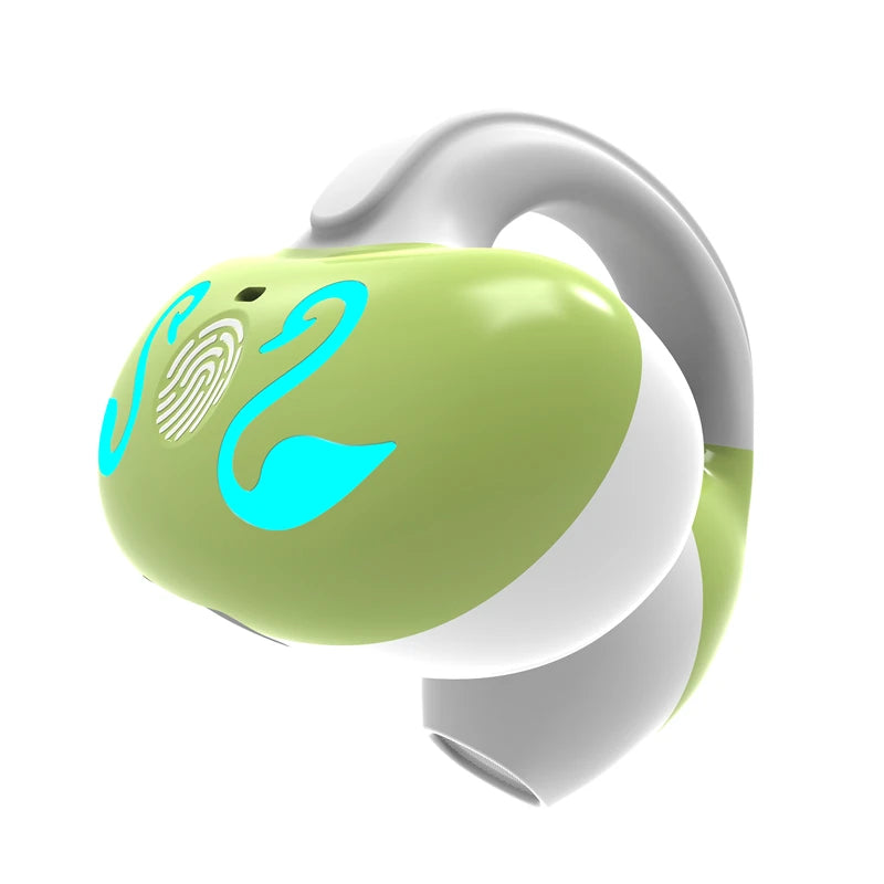 NEW Bluetooth 5.3 Wireless Bone Conduction Headphones T75 Clip Ear Music Noise Canceling Headset HD Call Sports Gaming Earphone