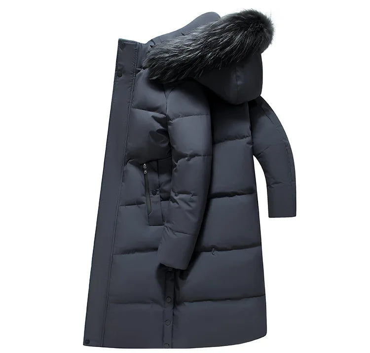 Down Jacket Man Long Men's Puffer Jacket Winter Coats For Men Duck Down Jacket Men Parkas Overcoat Padded Cold Clothes Feather